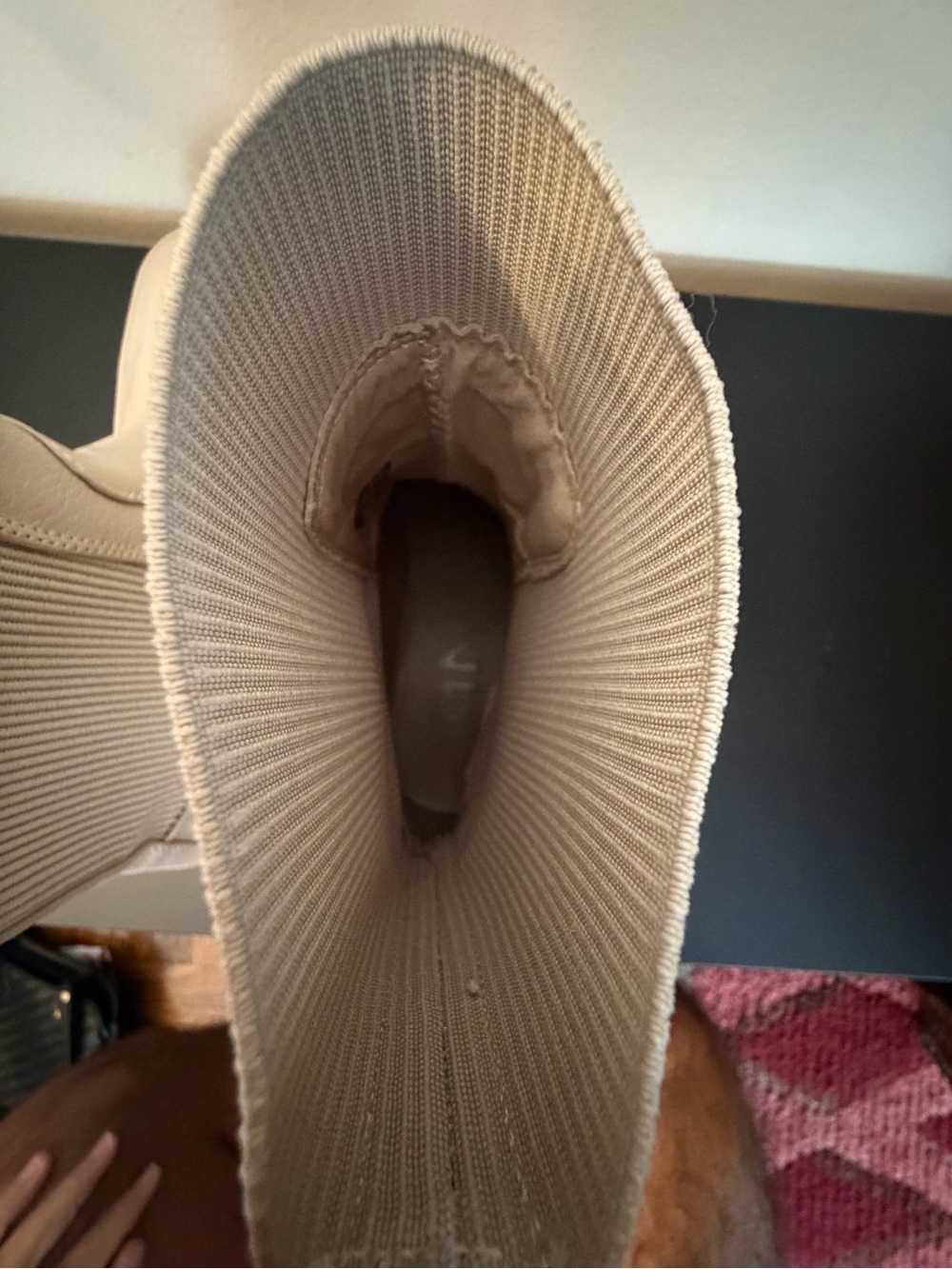 Mango Ribbed Panel Chelsea Boots - Picture 3 of 6